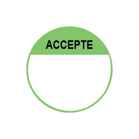 Pastille accepté