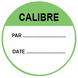 Pastille calibré date + par