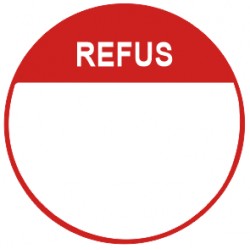 Autocollant refus
