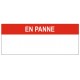 Etiquette en panne