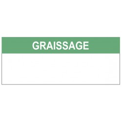 Etiquette graissage