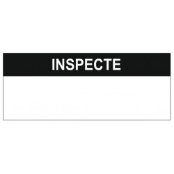Etiquette inspecté