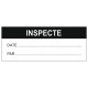 Etiquette inspecté + date + par