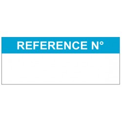 Autocollant référence numéro