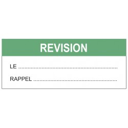 Autocollant révision + le + rappel
