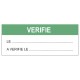 Autocollant vérifé le +date