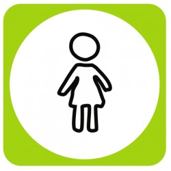 Picto WC toilette fille
