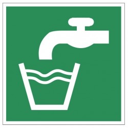 Panneau eau potable sigle (REFAB602)