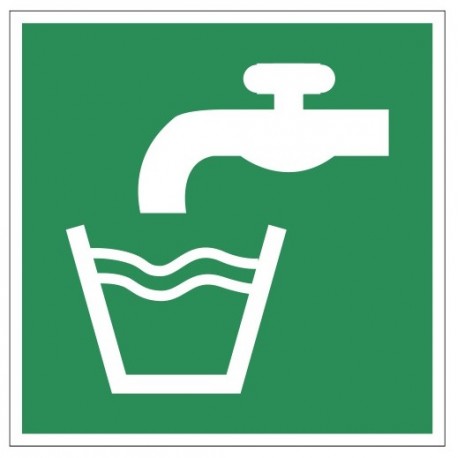 Panneau eau potable sigle (REFAB602)