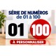 Chiffres autocollants de 1 à 100