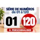 Chiffres autocollants de 1 à 120