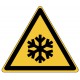 Panneau ISO 7010 W010 – Danger basses températures et conditions de gel