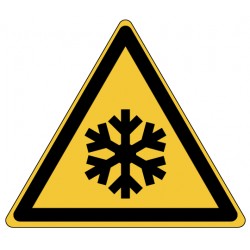 Panneau ISO 7010 W010 – Danger basses températures et conditions de gel