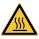Panneau Danger surface chaude W017 – ISO 7010