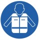 Panneau gilet de sauvetage obligatoire