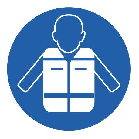 Panneau gilet de sauvetage obligatoire