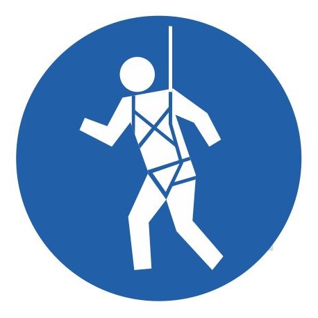 Panneau protection individuelle obligatoire contre les chutes