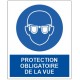 Panneau protection obligatoire de la vue