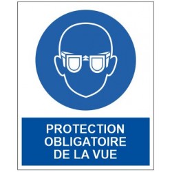 Pictogramme protection obligatoire de la vue