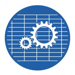Panneau ISO 7010 M027 – Vérification obligatoire des grilles et protecteurs de machines avant utilisation