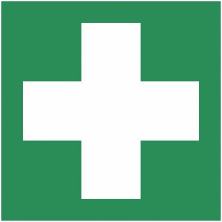 Autocollant Premiers secours E003