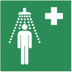 Panneau Douche de secours E012