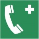 Autocollant Téléphone d’urgence E004